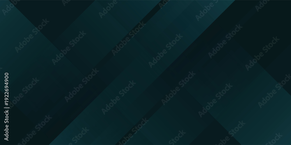 Fototapeta premium Modern deep cyan corporate backdrop with overlapping angular layers and soft gradients eps10