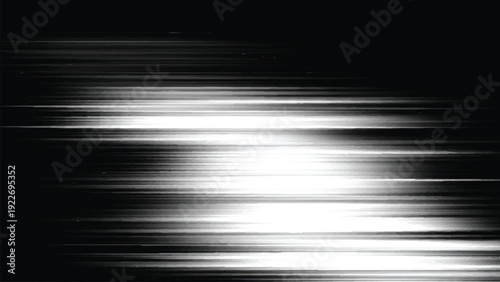Abstract blurred white light effect on dark background
