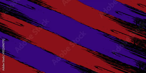 Beautiful modern and natural brush texture in purple and red. Natural and aged look. Barcelona football team (Barça - Culé). eps 10