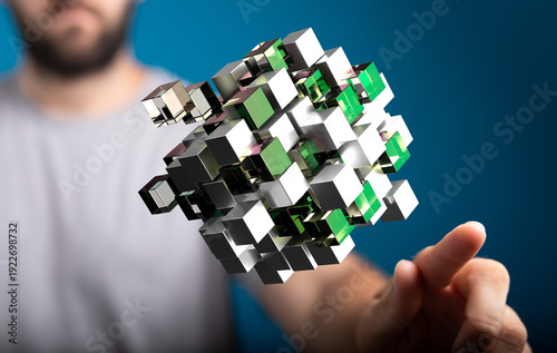 Abstract futuristic concept...