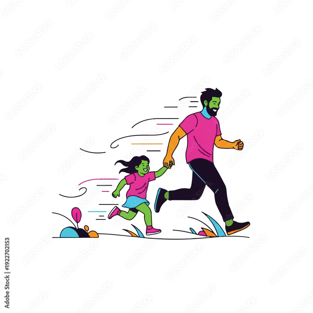 Fototapeta premium Dynamic Growth & Interconnection: Abstract Vector for Future-Focused Innovation
