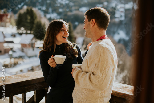Warm smiles and cozy moment...