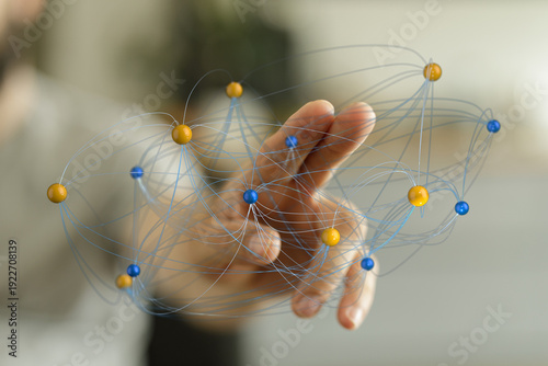 Close-up of a hand interact...