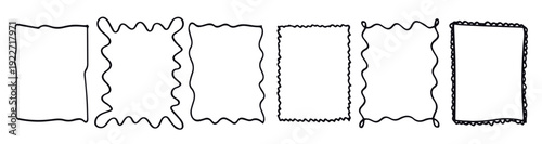 whimsical frame handdrawn design