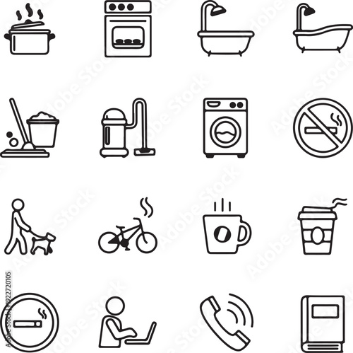 Minimalist icon representing a vector file with subtle design elements