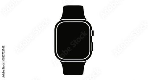 Smartwatch with Blank Screen.