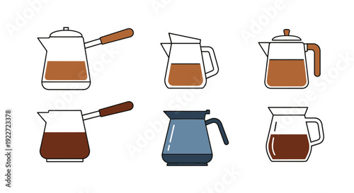 Coffee Pot Line art abstract smooth elegant illustration