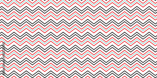 abstract simple red black vertical corner wave line pattern on grey can be used background.
