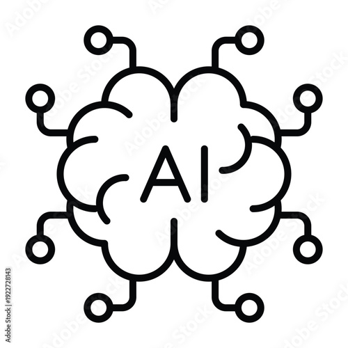 AI agents brain chips for autonomous robot automation concept, Semiconductor tech humanoid cognition for artificial intelligence data learning cognitive algorithm system future technology driven.
