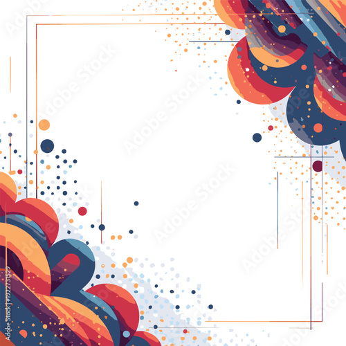 abstract vector background with circles
