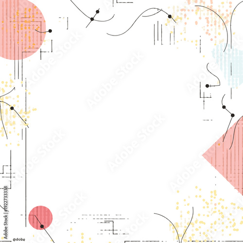 abstract background with flowers