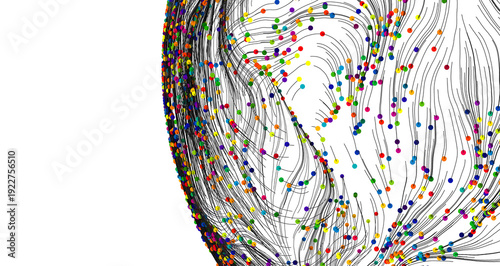 Abstract design with vibran...