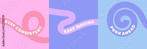 Vibrant abstract poster with flowing shapes in warm colors featuring colorful, fluid wavy lines for a dynamic, modern feel, motivational design typography for creative wall art