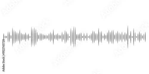 Pixel stereo waveform. Audio music sound wave. Audio spectrum. Equalizer, vibration, soundwave, voice on white background.
