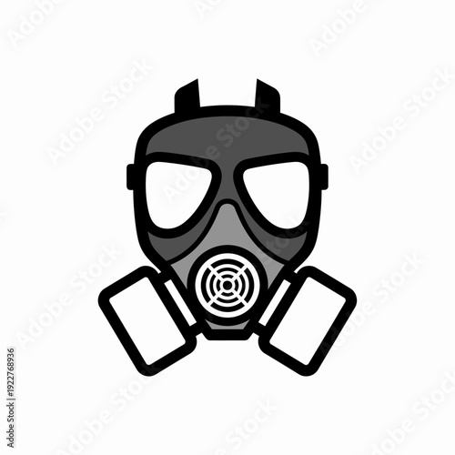 Gas mask illustration