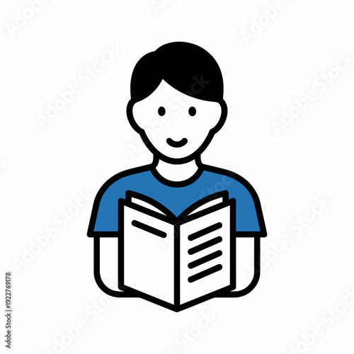 A Person reading a book