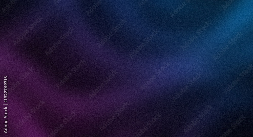 Fototapeta premium Dark Abstract Background with Purple and Blue Gradient Waves