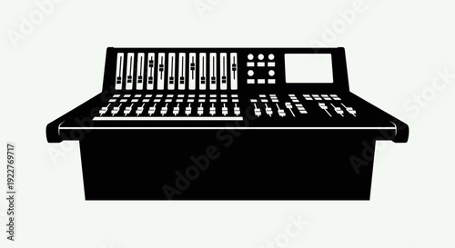 Sound Mixing Console Equipment Studio.