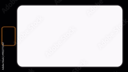 Vintage Super 8 film viewfinder overlay with sprocket hole and recording frame border