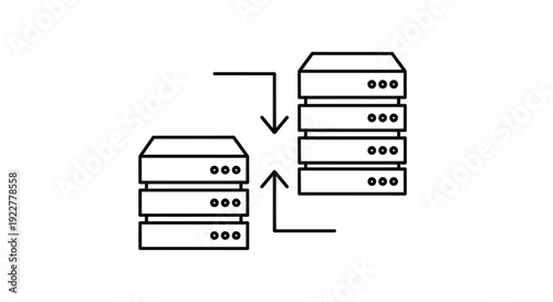 Data replication between server stacks for backup