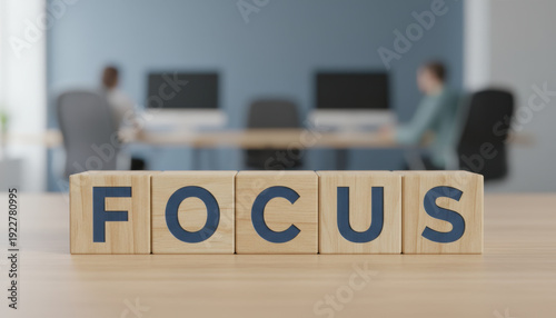Wallpaper Mural Focused Office Workers Blank Monitors in Modern Workspace Torontodigital.ca