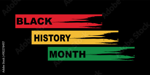 Black history month celebrate. vector illustration design graphic Black history month. Vector illustration design