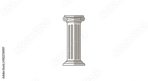 Detailed illustration of a column.