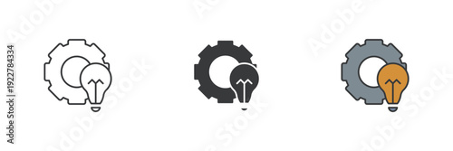 project icon. Symbol sign for mobile concept and web design. Vector icon, Vector graphics