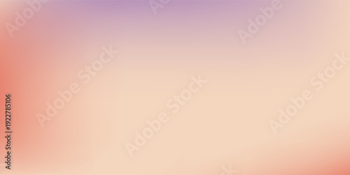Soft abstract simple and dreamy summer background with a pastel gradient inspired by sunset or sunrise. Abstract smooth transitions simple
