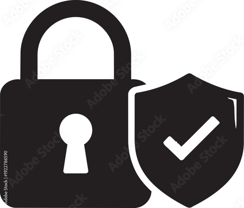 Black factory silhouette with stylized grey smoke emanating from roof, representing industry and pollution.