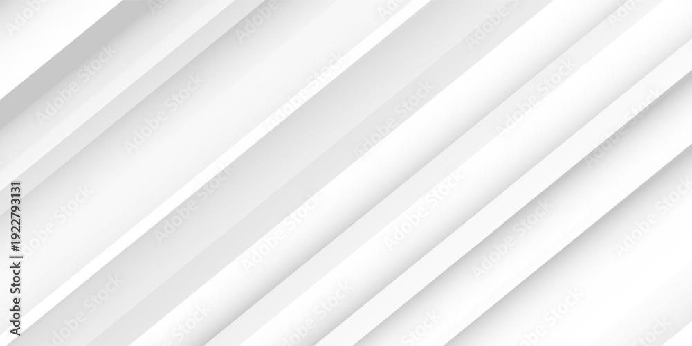 Fototapeta premium Grey white abstract background paper shine and layer element vector for presentation design. Suit for business, corporate, institution, party, festive, seminar, vector