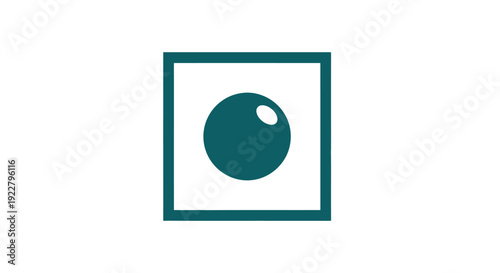 Green Circle Icon with White Highlight.