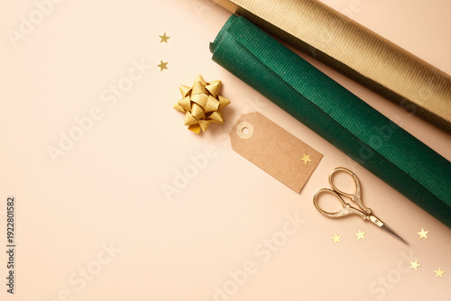 Schilderij op canvas Gift wrapping materials