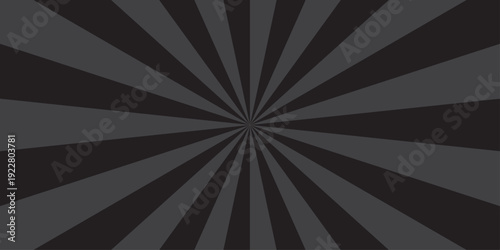 abstract black and gray geometric sunbeam ray sum light sunburst texture design.