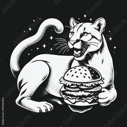 Cougars Culinary Conquest: A Burger Feast in the Wild.