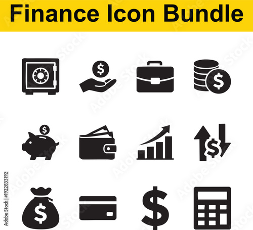finance and banking icons