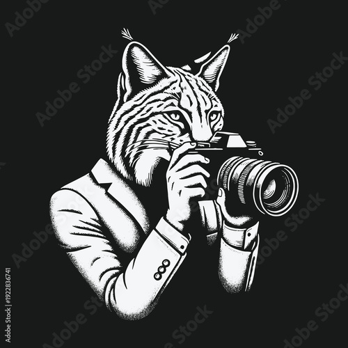 Bobcat Photographer: A sharp focus on capturing the perfect shot.