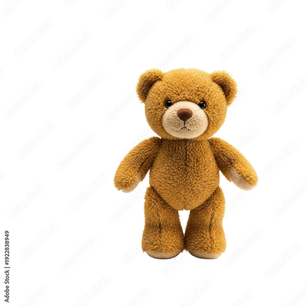 Obraz premium Brown teddy bear isolated On Transparent Background