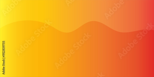 Abstract Wavy Gradient Background with Vibrant Orange and Red Fluid Layers
