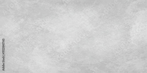 A seamless white marble and paper texture reveals a light grey grunge pattern on a rough stone wall surface, creating a blank vintage canvas backdrop with a cold winter aesthetic