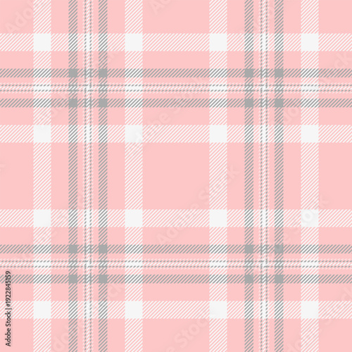Motif fabric pattern plaid, beautiful check background tartan. Pride textile seamless vector texture in light and white colors.