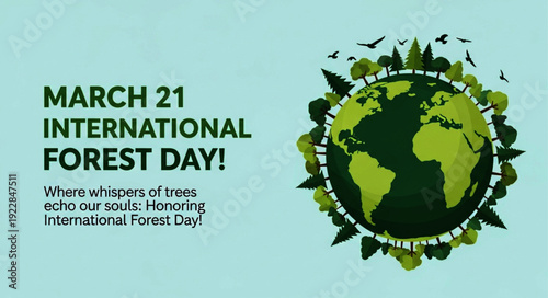 Celebrate International Forest Day on March 21 Honoring Our Forests with Whispers of Trees and Lush Greenery