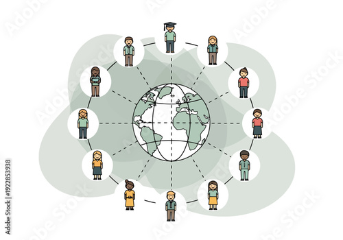 Global Education Network Connecting Diverse Students and Professionals Around the World For Worldwide Collaboration And Learning Opportunities