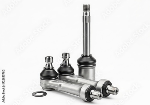 Konstfotografi Assorted automobile suspension system components and parts