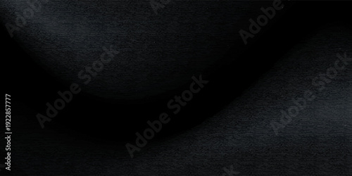Presentation Black vector. Limbo dark grey spotlight background. Abstract 3d backdrop for product presentation.  floor scene graphic