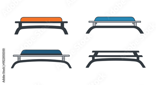 Roof Rack Line art soft abstract creative illustration