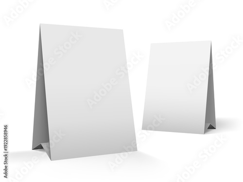 Quadro su tela Table top advertising tent template