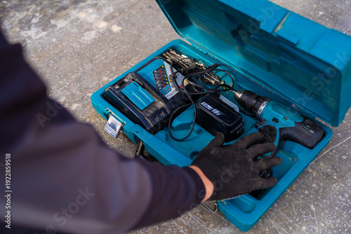 Foto Cordless Drill In Case