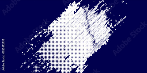 Dots halftone white and blue color pattern gradient grunge texture background. EPS 10
