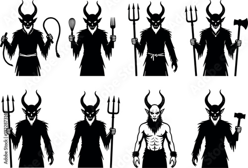 Large set of traditional hookah and shisha silhouettes with decorative patterns and various pipe designs for lounge cafe and oriental culture concepts